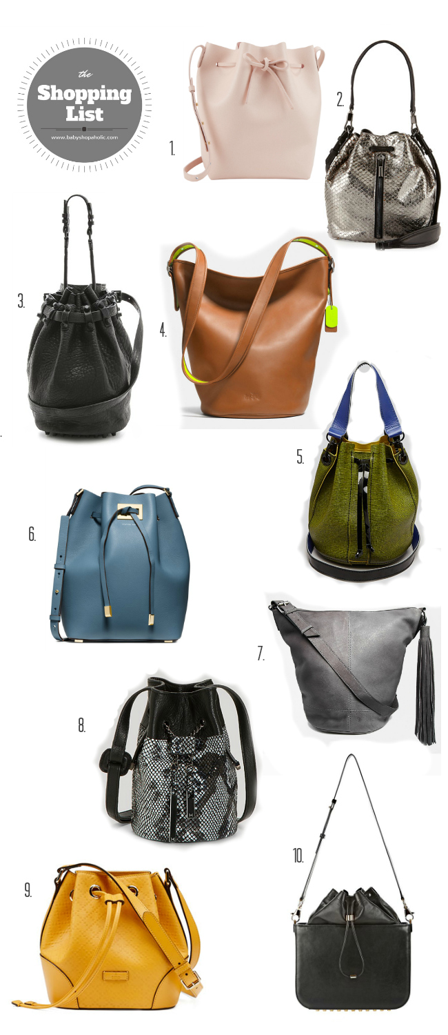 Shopping List Bucket Bags