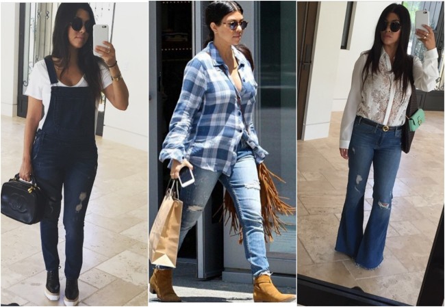 Kourtney Kardashian fashion mom