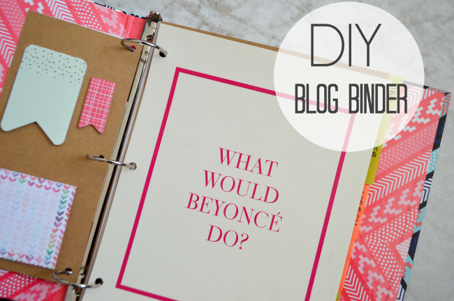 Blog binder