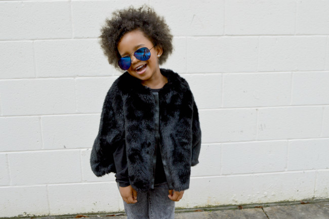 kardashian kids fur cap 3