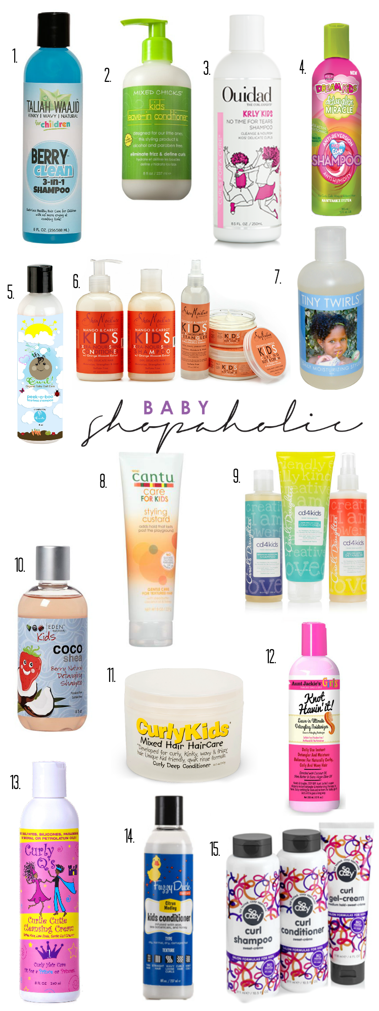 best baby shampoo for curly hair