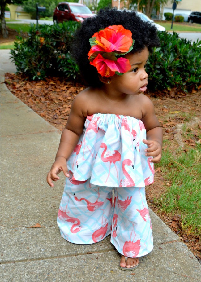 Baby girl 2025 tropical outfit