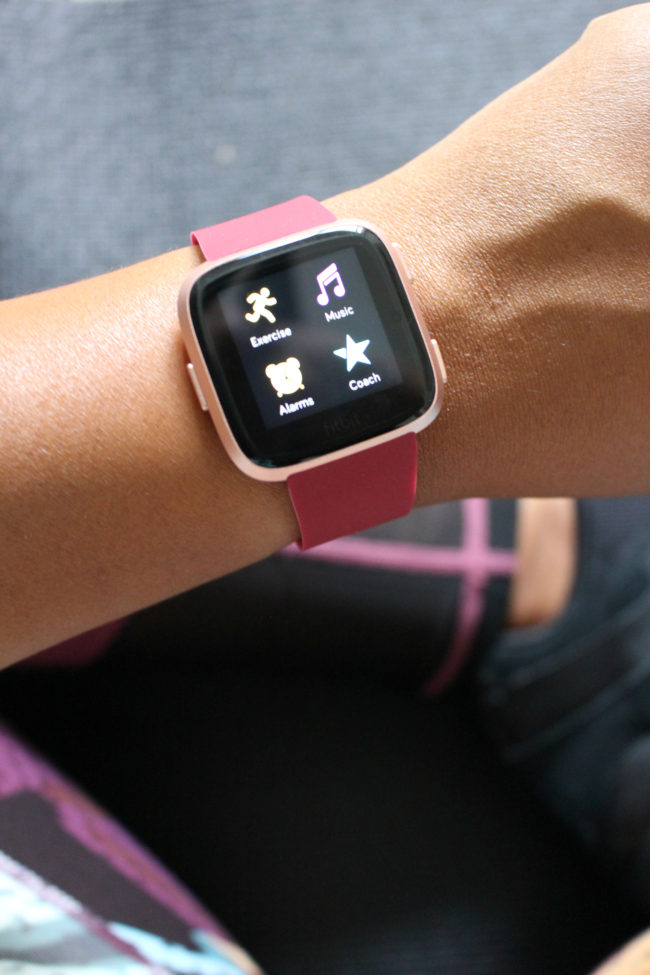 fitbit versa ruby